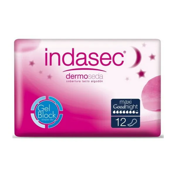 Incontinence Sanitary Pad Dermoseda Good Night maxi Indasec 1233-39871 (12 uds) (Parapharmacy)