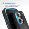 Speck Presidio2 Grip ClickLock & MagSafe - iPhone 16 Pro Max Case (Black / Slate Gray / White)