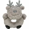 Mīkstā rotaļlieta suņiem Trixie Pelēks Poliesters Ziemassvētku ziemeļbriedis 24 cm