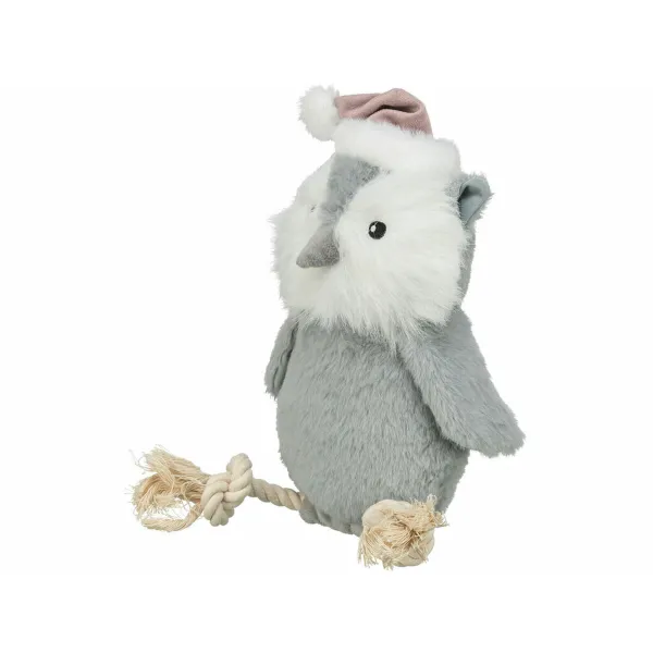 Плюшевая игрушка для собак Trixie Серый полиэстер Хлопок Сова 31 cm