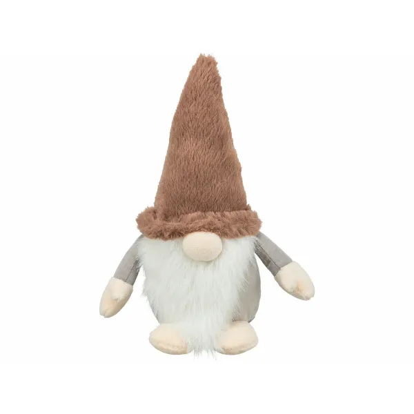 Soft toy for dogs Trixie Brown Grey Polyester Christmas Gnome 30 cm