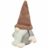 Soft toy for dogs Trixie Brown Grey Polyester Christmas Gnome 30 cm