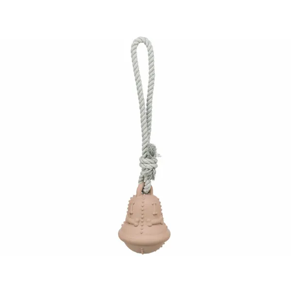 Cat toy Trixie Beige Cotton Natural rubber Christmas Bell
