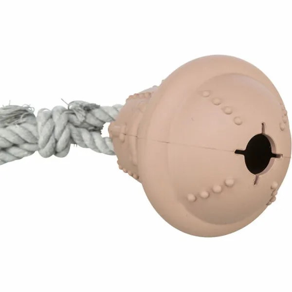 Cat toy Trixie Beige Cotton Natural rubber Christmas Bell