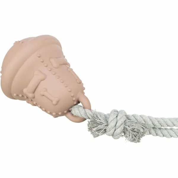 Kissan lelu Trixie Beige Puuvilla Luonnonkumi Joulu Kello