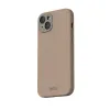 Moshi Napa MagSafe - Leather case for iPhone 15 Plus (Woodsmoke Brown)