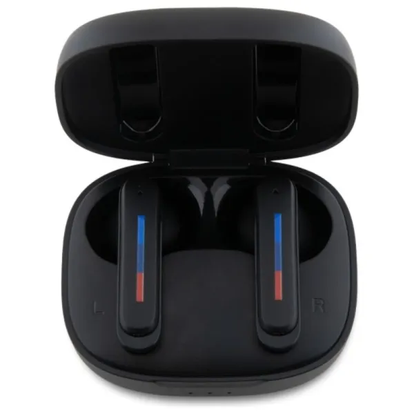 BMW Printed Logos - Bluetooth TWS Headphones ENC + Charging Case (Black)