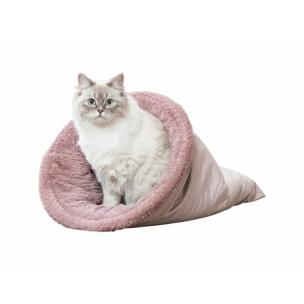 Cat Bed Trixie Livia Soft Pink Ø 40 X 60 CM