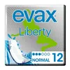 Normal Sanitary Pads Liberty Evax (12 uds)