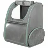 Pet Backpack Trixie Light grey 39 × 43 × 27 cm