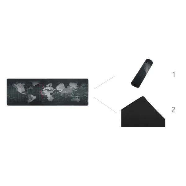 Mouse pad keyboard gray