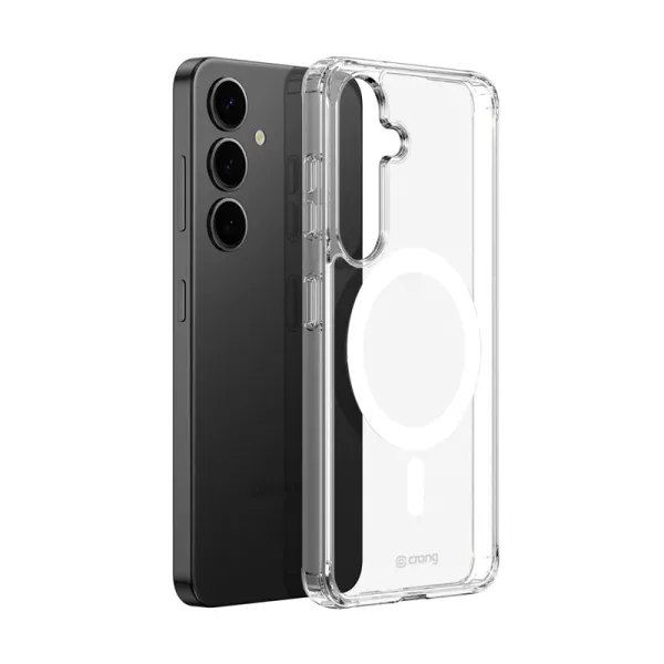 Crong Crystal Shield Magnetic - Samsung Galaxy S25+ MagSafe Case (Clear)