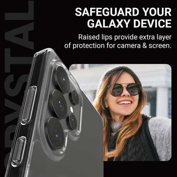 Crong Crystal Shield Magnetic - Samsung Galaxy S25+ MagSafe Case (Clear)