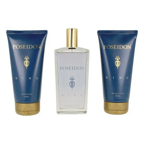 Men's Perfume Set The King Poseidon EDT (3 pcs) (3 pcs)