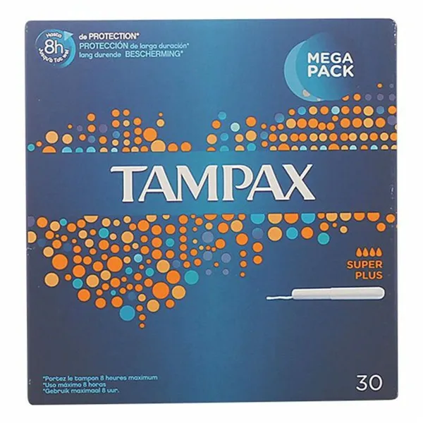 Super Plus Tampon Tampax Tampax Plus 30 Units