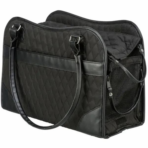 Pet Handbag Trixie Black 18 × 29 × 37 CM