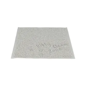 Kaķu Tualetes Paklājiņš Trixie Gaiši pelēks PVC 37 × 45 cm Smilšu kaste