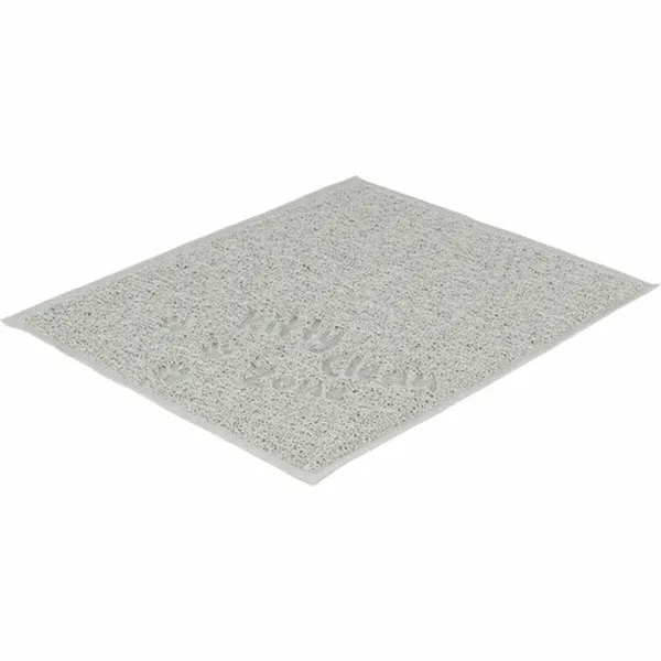 Kissan hiekkalaatikon matto Trixie Vaaleanharmaa PVC 37 × 45 cm Hiekkalaatikko