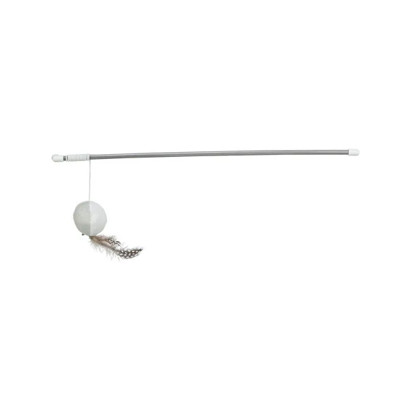 Cat toy Trixie White Polyester Plastic