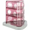 Kaķu rotaļlietu Trixie Cheese Tower Balts Rozā Gumijas Plastmasa 32 x 32 x 32 cm