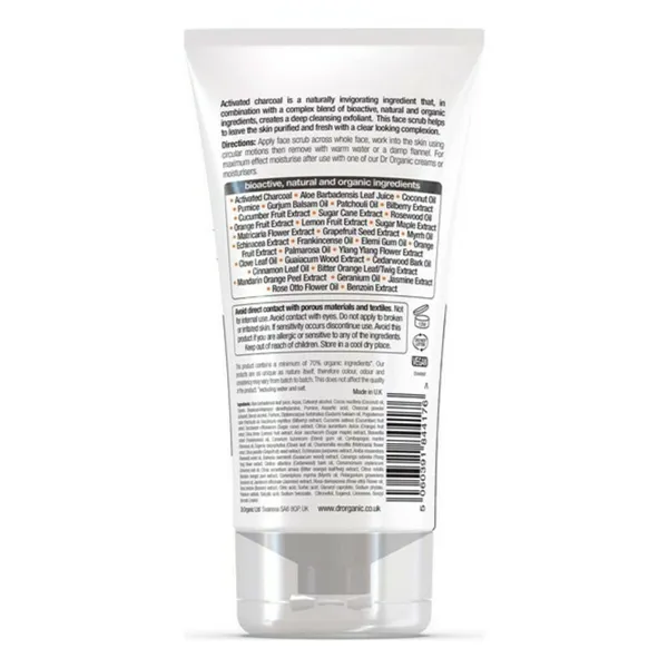 Facial Exfoliator Bioactive Organic Dr.Organic (125 ml)