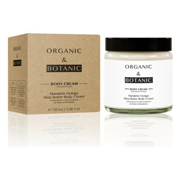 Moisturising Body Cream Organic & Botanic OBMOBC Tangerine 100 ml