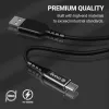 Crong Armor Link - 100W PD 5A USB-C to USB-C Cable 120cm (Black)