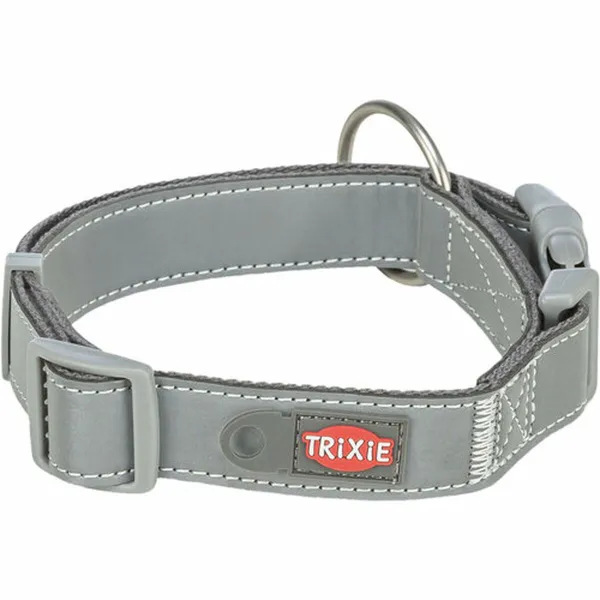 Koiran kaulapanta Trixie Premium Reflect Grafiitinharmaa XS/S