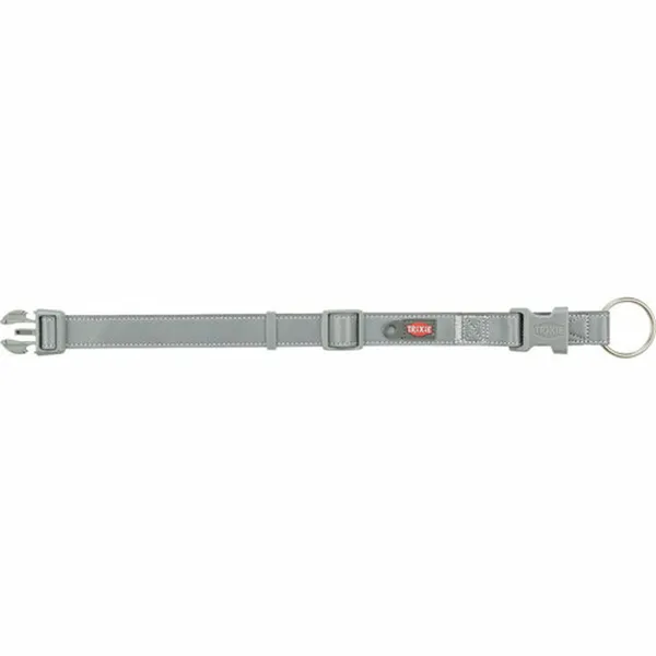 Dog collar Trixie Premium Reflect Graphite M/L