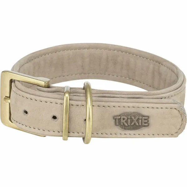 Dog collar Trixie Pure Light grey M 36-43 cm