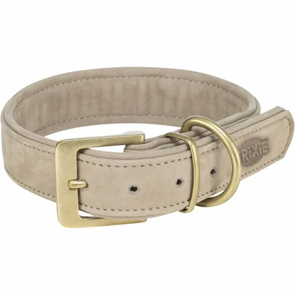 Dog collar Trixie Pure Light grey M 36-43 cm