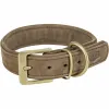Dog collar Trixie Pure Brown S-M 31-37 cm