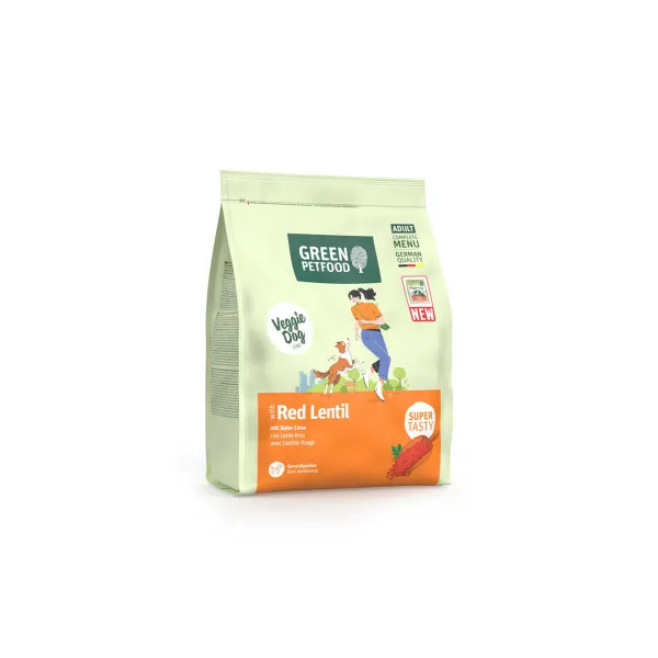 Фураж Green Petfood VeggieDog Red Lentil 900 g