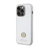 Guess 4G Strass Metal Logo - Case iPhone 15 Pro (silver)