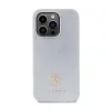 Guess 4G Strass Metal Logo - Case iPhone 15 Pro (silver)