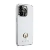 Guess 4G Strass Metal Logo - Case iPhone 15 Pro (silver)