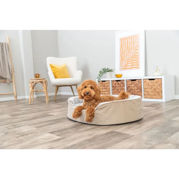 Dog Bed Trixie Vital Lino Soft Beige Cream 83 X 67 CM