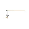 Cat toy Trixie Beige Polyester Wood Heart