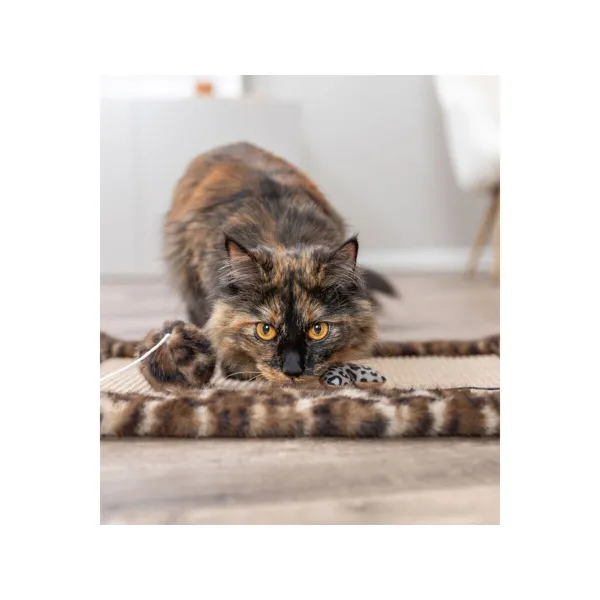 Scratching Post for Cats Trixie Leo Brown Polyester Sisal EVA 55 x 35 cm Carpet