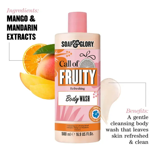 Shower Gel Soap & Glory Bubble In Paradise Refreshing Mango 500 ml