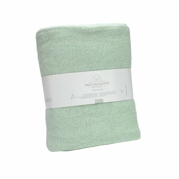 Одеяло Alexandra House Living Lares Verde Claro Разноцветный
