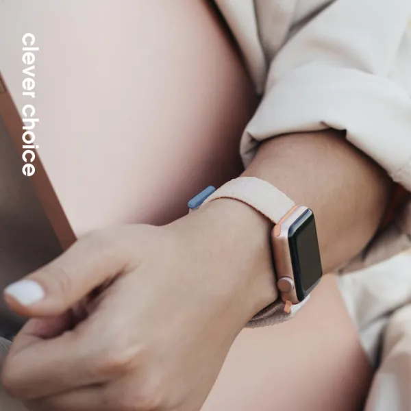 Crong Nylon - Sport Band for Apple Watch 38/40/41/42 mm (Starlight)