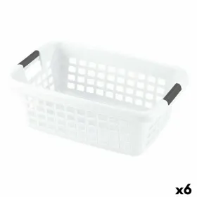 Бельевая корзина С ручками Белый 70 L (6 штук)