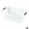 Laundry basket Multicolour 70 L With handles 6 Units