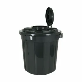 Šiukšlių dėžė Dem Hop Juoda 50 L 6 vnt.