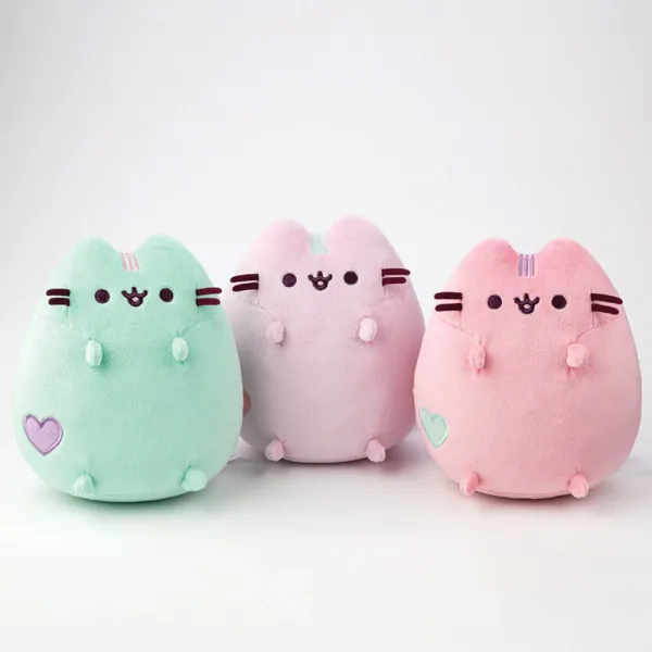 Pusheen - Plush stuffed animal 18 cm (pastel mint)