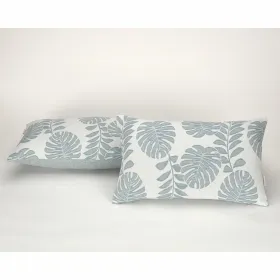 Cushion cover Alexandra House Living Ordesa Blue White 2 Units
