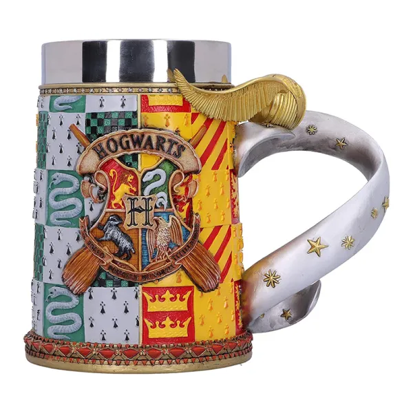 Harry Potter - Stainless Steel Mug/Skull in Golden Snitch Gift Box 600ml