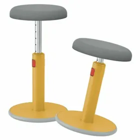 Ergonomic Stool Leitz Ergo Cosy Active Yellow Plastic