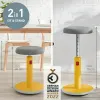 Ergonomiska taburete Leitz Ergo Cosy Active Dzeltens Plastmasa